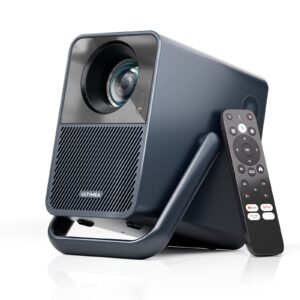 ULTIMEA 1000ANSI Office Projector with Android TV, Native1080P, 4K Decoding, Audio, WiFi Wireless 5.3, Portable Projector for Conference And Training, Office Projector for Phone, Projector for Movies On Wall with Battery, Portable Projector for Phone, Business Presentations, Home Theater, Modern Projector, Sleek Projector, Reliable Performance, Advanced Technology, Wireless Projector, Highresolution Lens, Business Professionals, Movie Enthusiasts